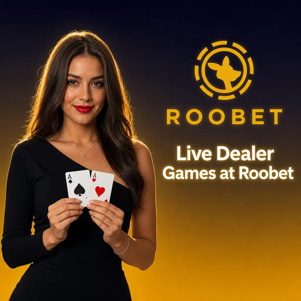 Live dealer games at Roobet featuring Evolution HD studios, blackjack, roulette, baccarat, Crazy Time, and Monopoly Live