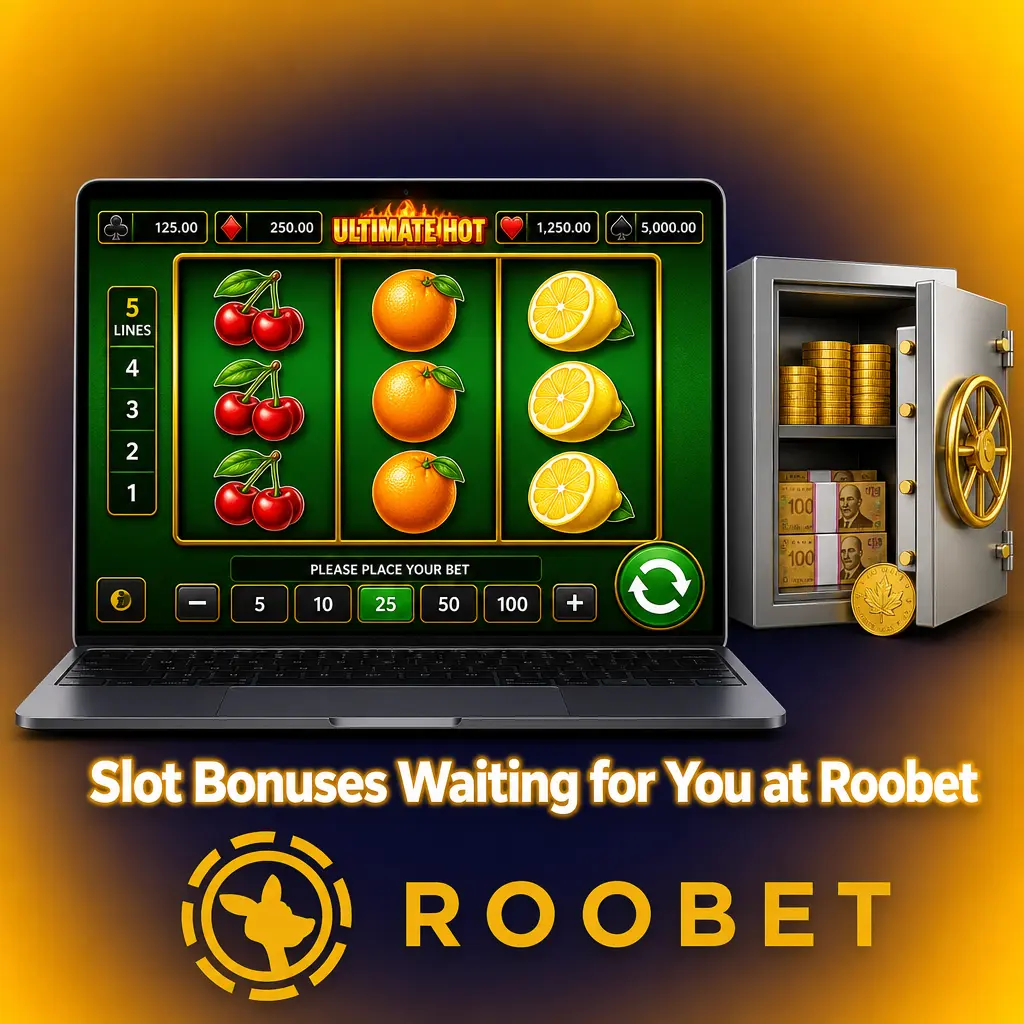 Roobet slot bonus offer: 100% deposit match up to 500 USDT plus cashback and race rewards for new players in 2026